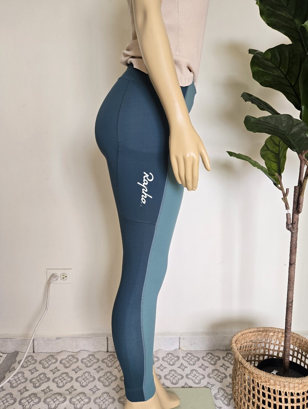 Rapha Commuter Leggings Women's Size Small Green Color cycling - Picture 7 of 14